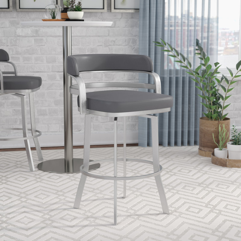 Latitude Run Depaul Bar & Counter Swivel Stool & Reviews Wayfair